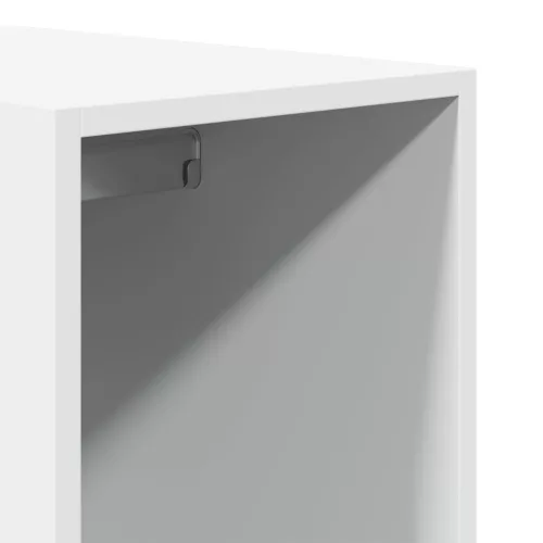  fehér szerelt fa ruhásszekrény 30 x 50 x 200 cm