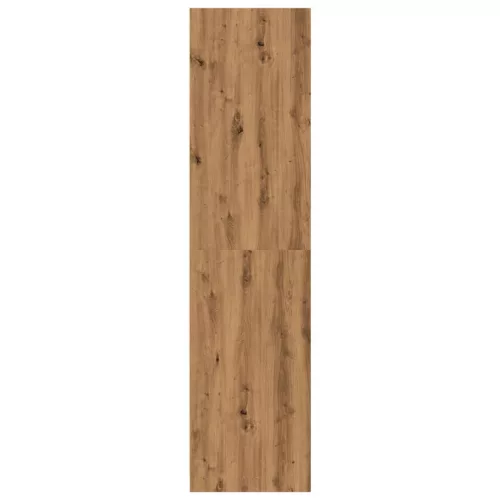  kézműves tölgy színű szerelt fa ruhásszekrény 30 x 50 x 200 cm