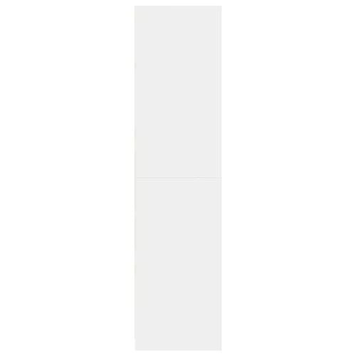  fehér szerelt fa ruhásszekrény 30 x 50 x 200 cm