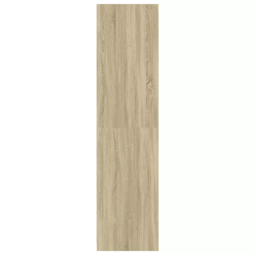  tölgy színű szerelt fa ruhásszekrény 30 x 50 x 200 cm