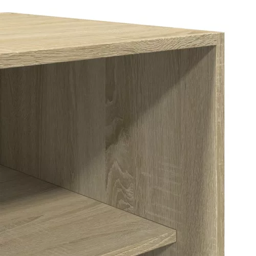  tölgy színű szerelt fa ruhásszekrény 50 x 50 x 200 cm