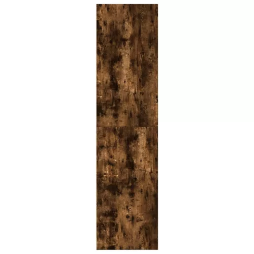  füstös tölgy színű szerelt fa ruhásszekrény 100 x 50 x 200 cm