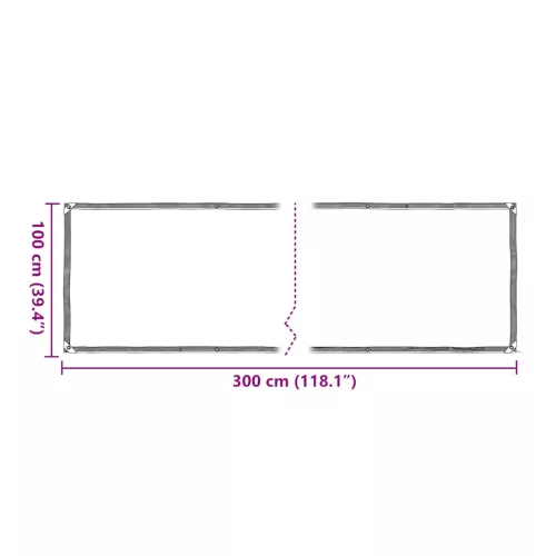  növénytakaró fülekkel 1x3 m polietilén 1x3 m