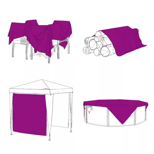  Növénytakaró lyukakkal 3x6 m PVC