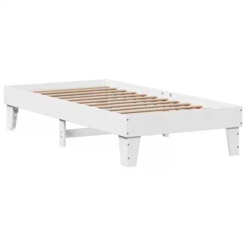  fehér tömör fenyőfa ágy matrac nélkül 90 x 200 cm