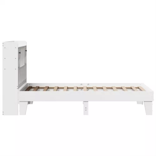  fehér tömör fenyőfa ágy matrac nélkül 90 x 200 cm