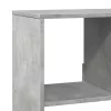  betonszürke szerelt fa könyvespolc 100 x 33 x 125,5 cm