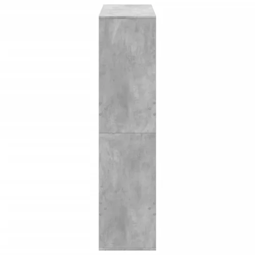  betonszürke szerelt fa könyvespolc 100 x 33 x 135 cm