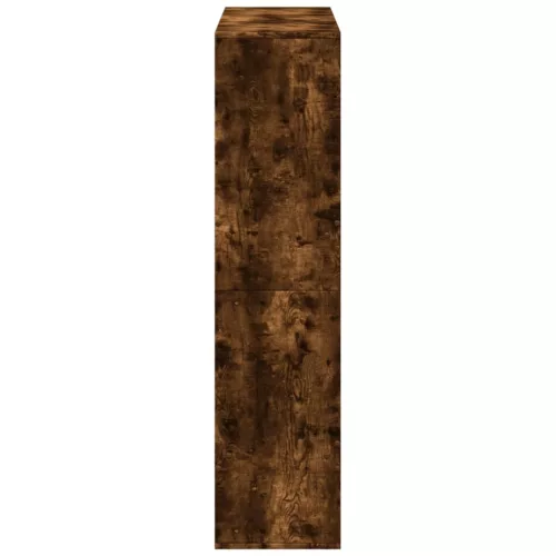  füstös tölgy színű szerelt fa könyvespolc 100 x 33 x 135 cm