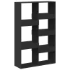  fekete szerelt fa könyvespolc 100 x 33 x 155,5 cm