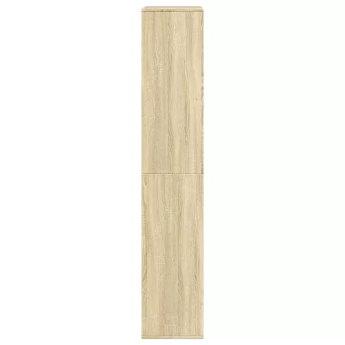  sonoma tölgy színű szerelt fa könyvespolc 100 x 33 x 175 cm