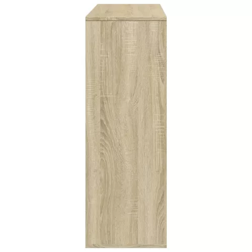  sonoma tölgy színű szerelt fa térelválasztó 100 x 33 x 94,5 cm