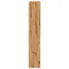  kézműves tölgy színű szerelt fa térelválasztó 100x33x187,5 cm