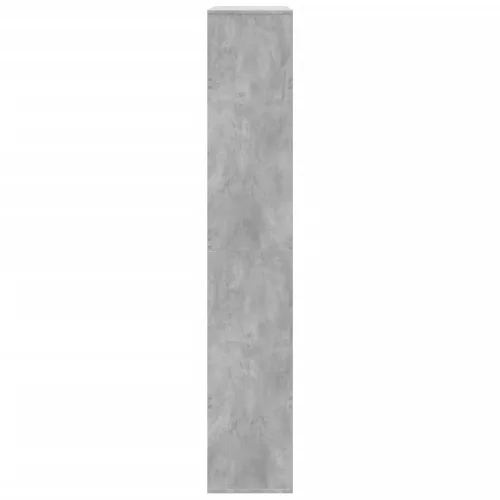  betonszürke szerelt fa térelválasztó 100 x 33 x 187,5 cm