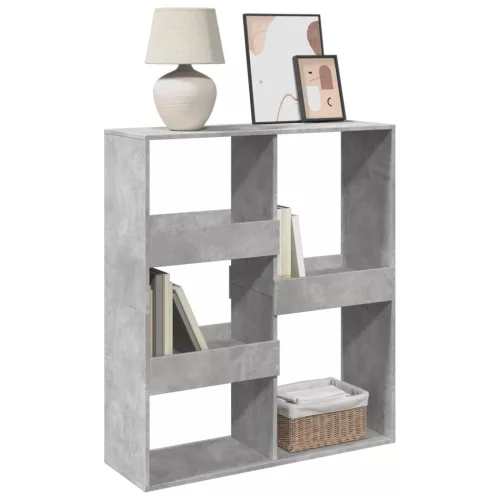  betonszürke szerelt fa térelválasztó 100 x 33 x 115 cm