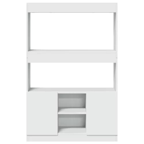  fehér szerelt fa magasszekrény 92x33x140 cm