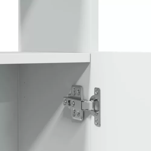  fehér szerelt fa magasszekrény 92x33x140 cm