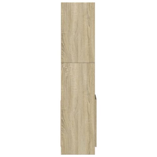  sonoma tölgy szerelt fa magasszekrény 92 x 33 x 140 cm