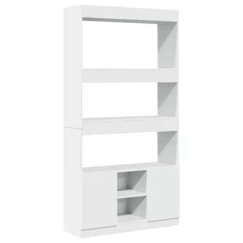  fehér szerelt fa magasszekrény 92 x 33 x 180 cm