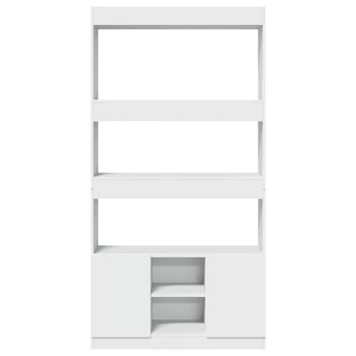  fehér szerelt fa magasszekrény 92 x 33 x 180 cm