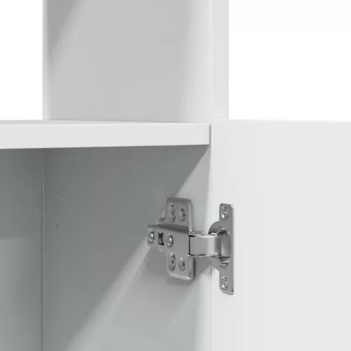  fehér szerelt fa magasszekrény 92 x 33 x 180 cm