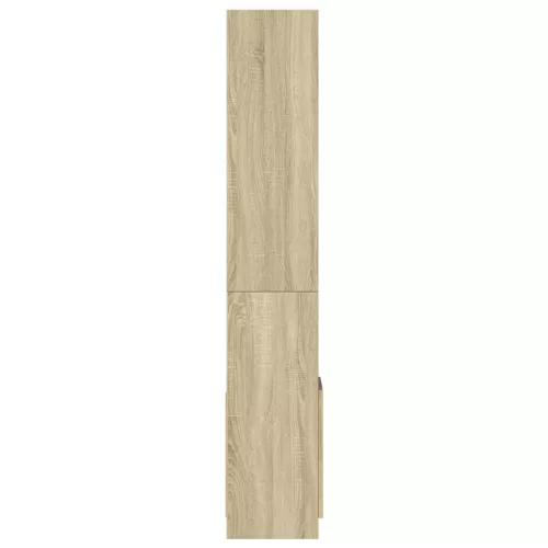  sonoma tölgy szerelt fa magasszekrény 92 x 33 x 180 cm