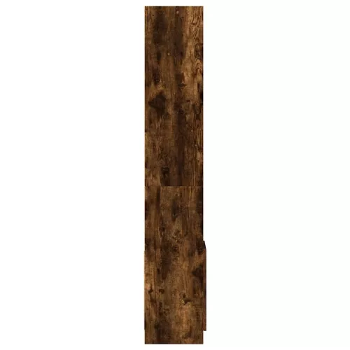  füstös tölgy színű szerelt fa magasszekrény 92 x 33 x 180 cm