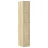 sonoma tölgy színű szerelt fa patikaszekrény 40 x 41 x 174,5 cm