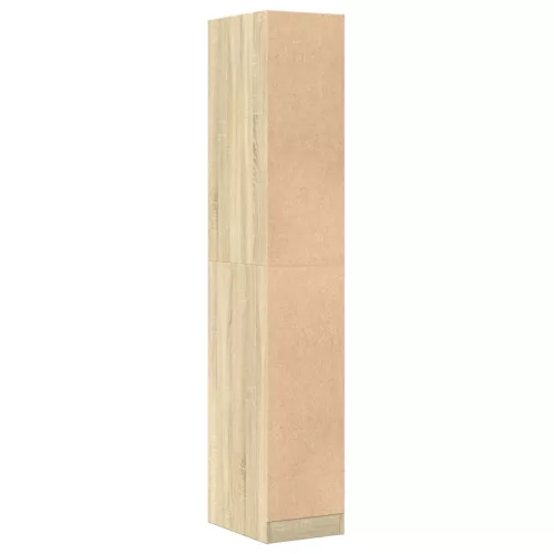  sonoma tölgy színű szerelt fa patikaszekrény 40 x 41 x 174,5 cm