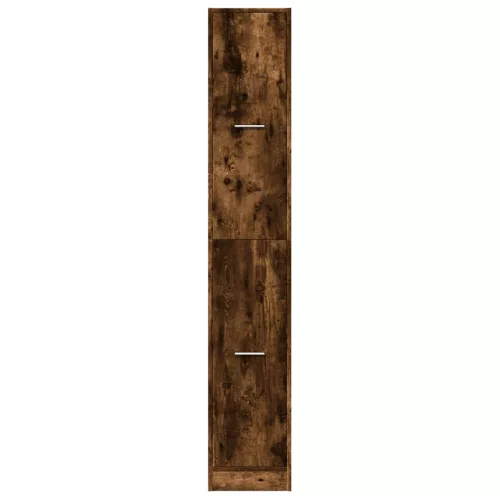  füstös tölgy színű szerelt fa patikaszekrény 30 x 41 x 174,5 cm