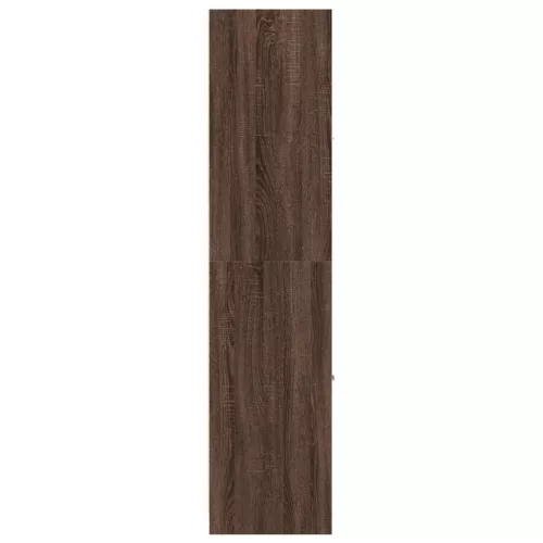  barna tölgy színű szerelt fa patikaszekrény 30 x 41 x 174,5 cm