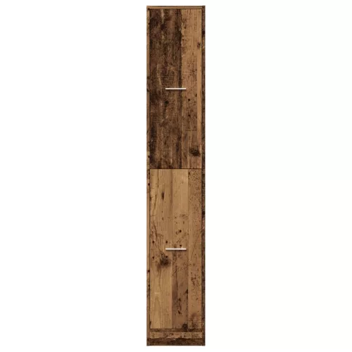  antik fa színű szerelt fa patikaszekrény 30 x 41 x 174,5 cm