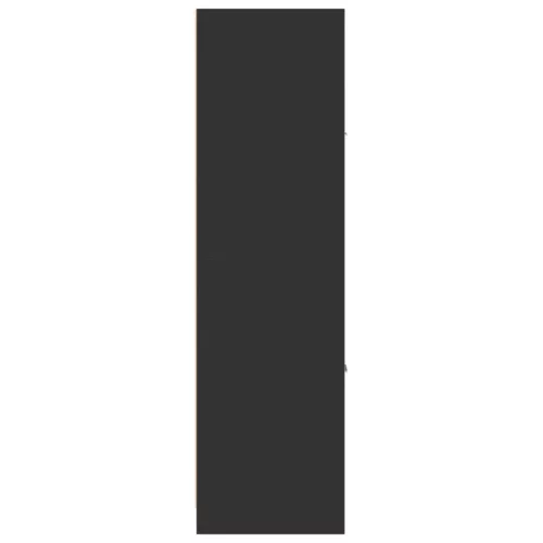  fekete szerelt fa patikaszekrény 40 x 41 x 144,5 cm