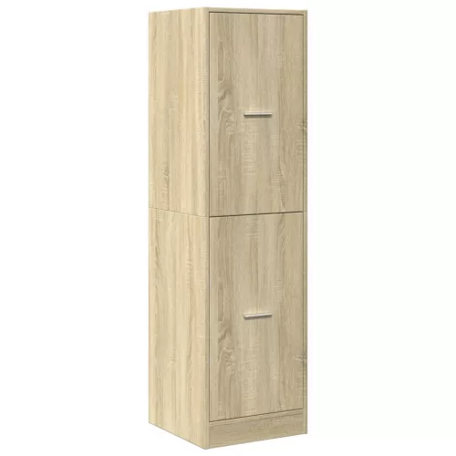  sonoma tölgy színű szerelt fa patikaszekrény 40 x 41 x 144,5 cm