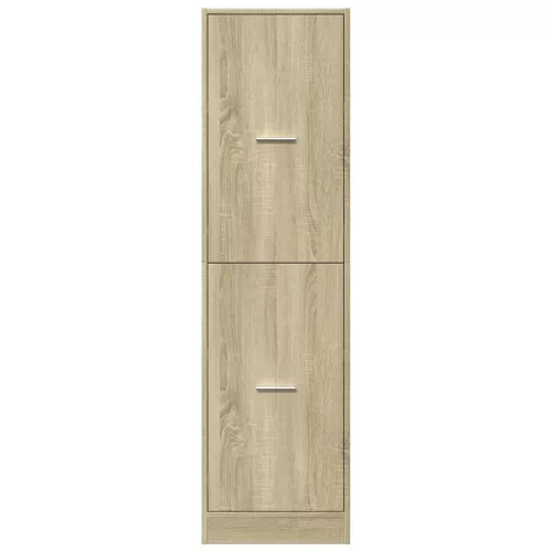  sonoma tölgy színű szerelt fa patikaszekrény 40 x 41 x 144,5 cm