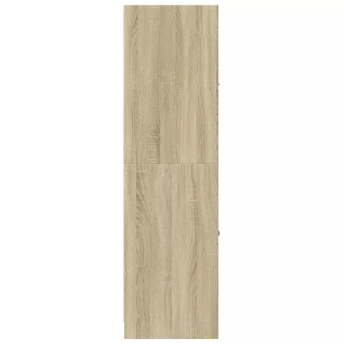  sonoma tölgy színű szerelt fa patikaszekrény 40 x 41 x 144,5 cm