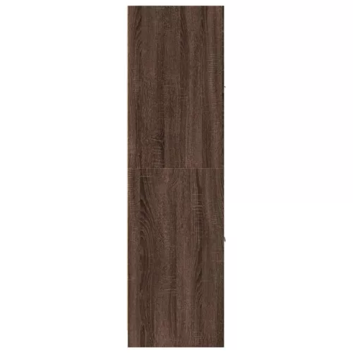  barna tölgy színű szerelt fa patikaszekrény 40 x 41 x 144,5 cm