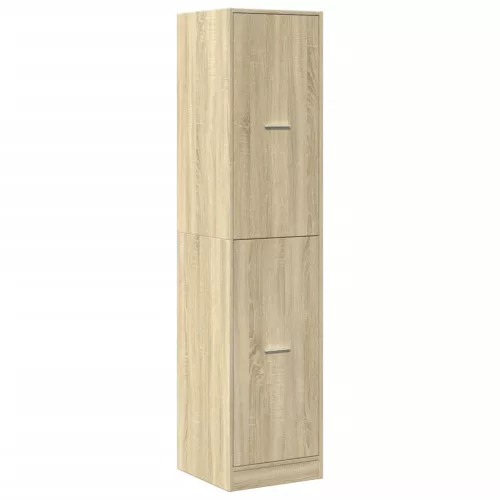  sonoma tölgy színű szerelt fa patikaszekrény 40 x 41 x 174,5 cm