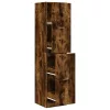  füstös tölgy színű szerelt fa patikaszekrény 40 x 41 x 174,5 cm