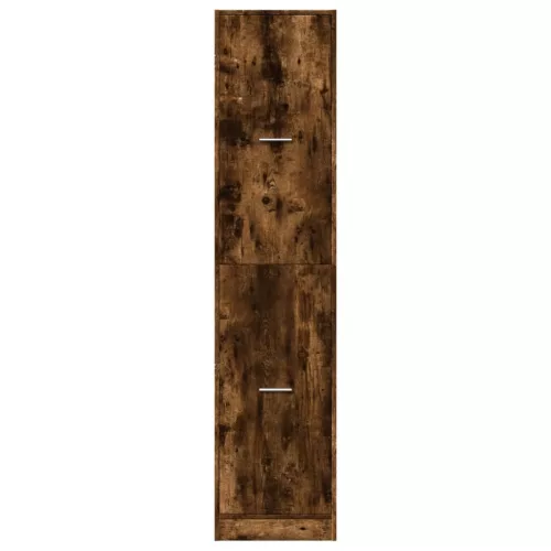  füstös tölgy színű szerelt fa patikaszekrény 40 x 41 x 174,5 cm