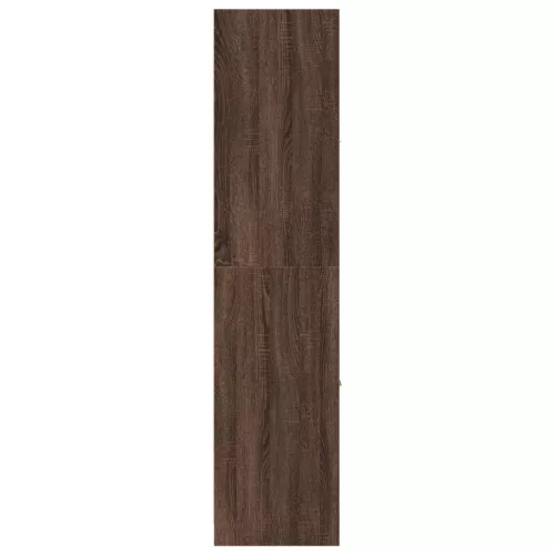  barna tölgy színű szerelt fa patikaszekrény 40 x 41 x 174,5 cm