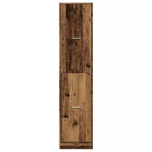  antik fa színű szerelt fa patikaszekrény 40 x 41 x 174,5 cm