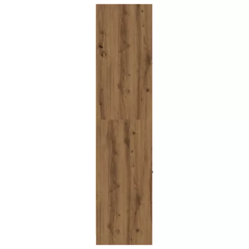  kézműves tölgy színű szerelt fa patikaszekrény 40x41x174,5 cm