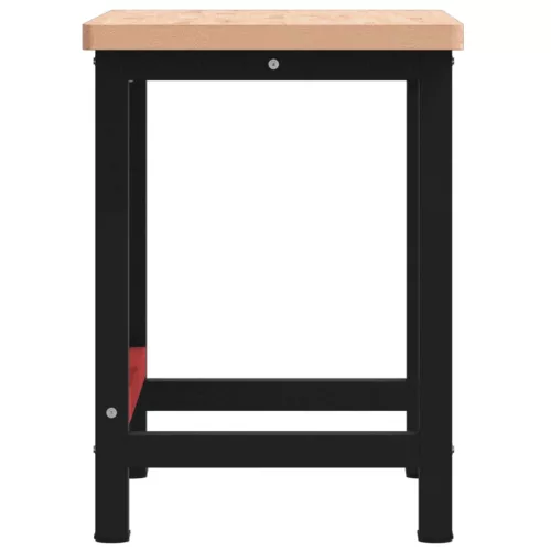  tömör bükkfa négyszög alakú munkapad 100 x 60 x 83 cm