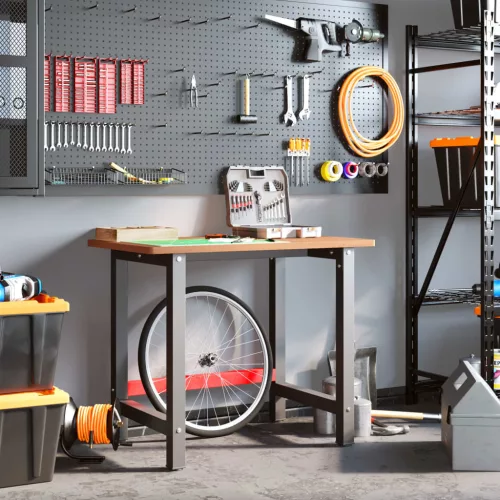  tömör bükkfa négyszög alakú munkapad 100 x 60 x 81,5 cm