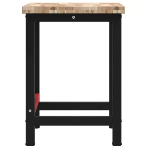  tömör akácfa négyszög alakú munkaasztal 100 x 60 x 83 cm