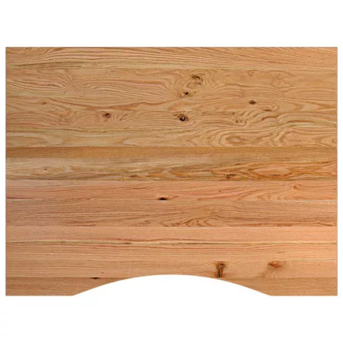  világosbarna tömör tölgyfa munkapad 80 x 60 x (71,5-98) cm