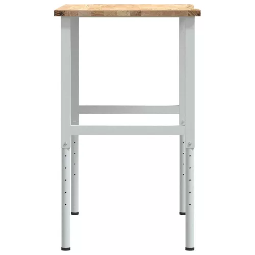  tömör tölgyfa munkapad 100 x 60 x (71,5-98) cm