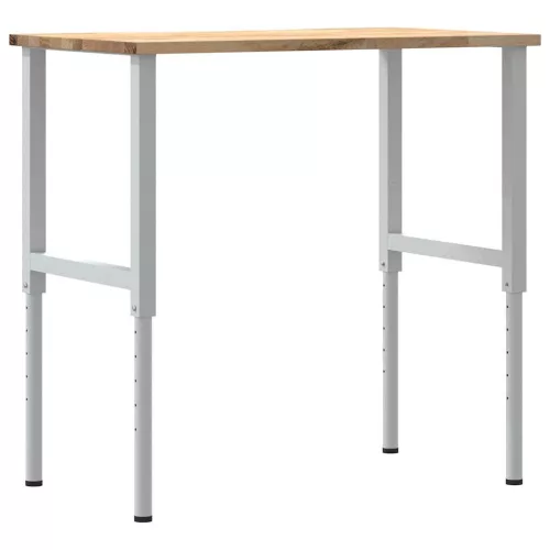  tömör tölgyfa munkapad 100 x 60 x (71,5-98) cm