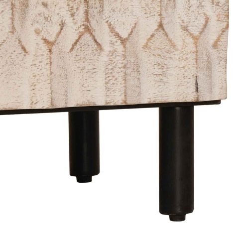  Széf Fehér mosott felület Tömör Mangófát